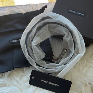 Navy blue men’s dolce & Gabbana belt